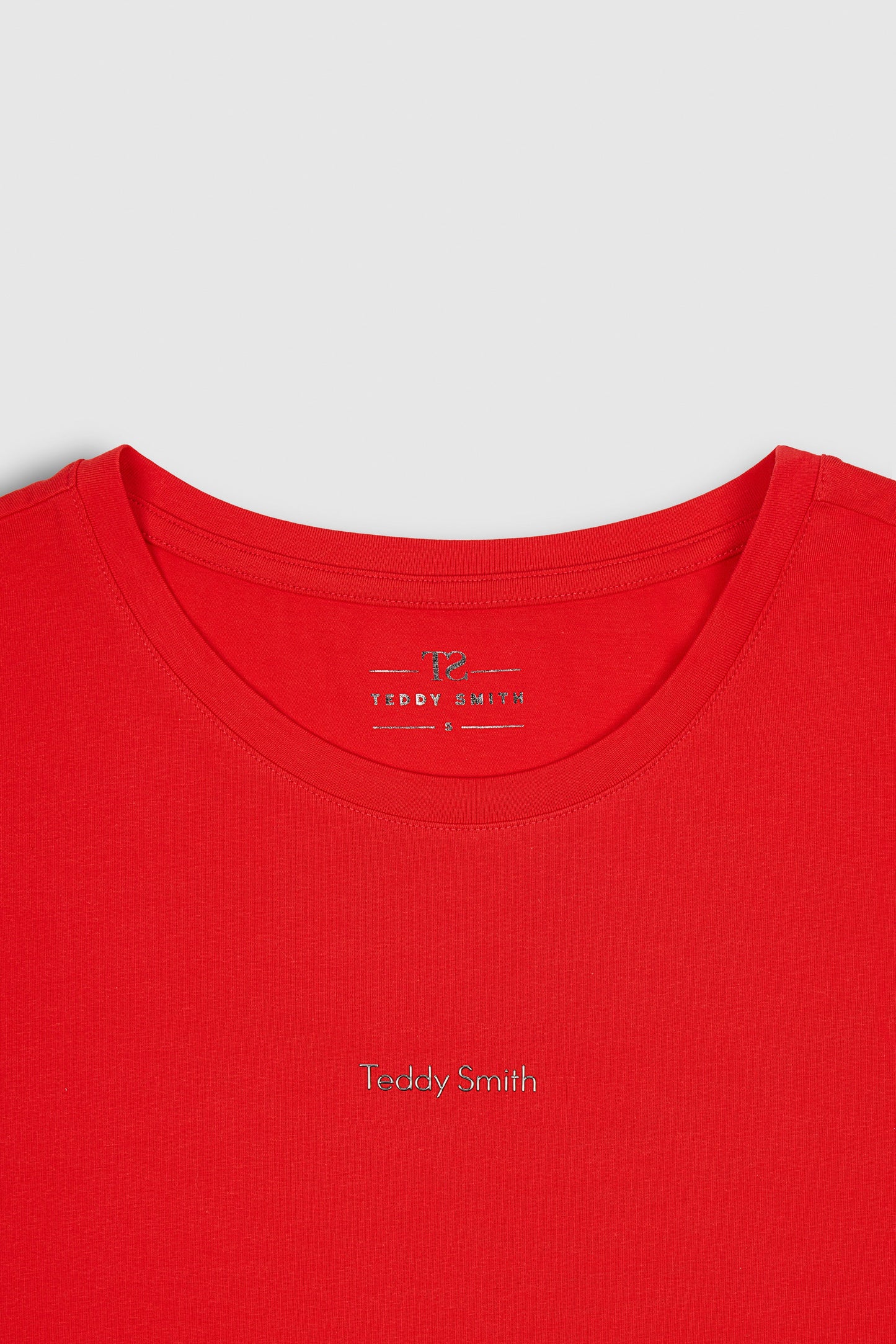 T-shirt col rond T-RIBELLE MC PUR RED