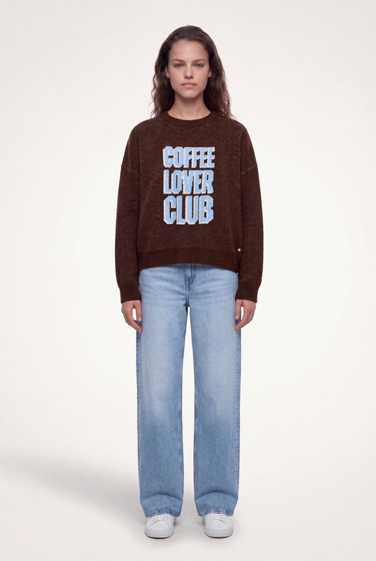 Achat Pull col rond P-AINA CHOCOLAT