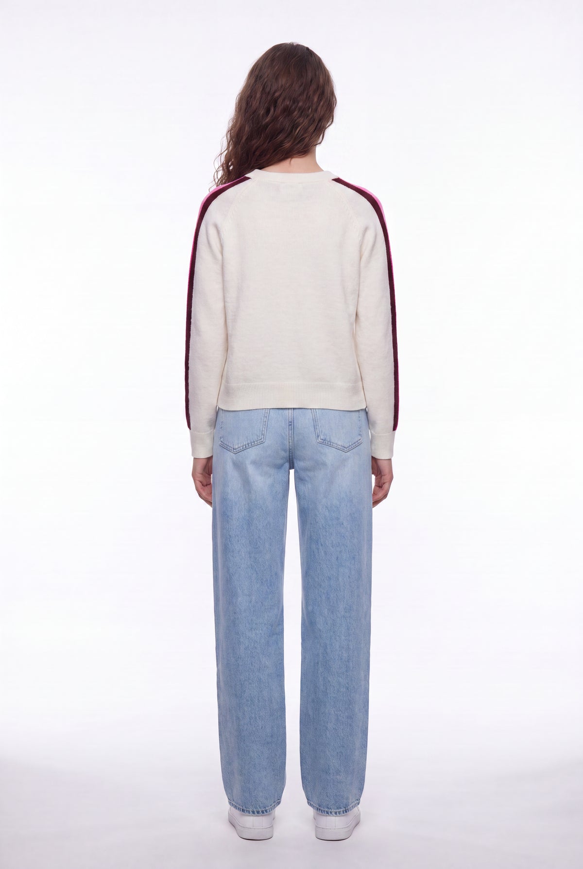 Pull col rond P-NANA MIDDLE WHITE - Teddy Smith