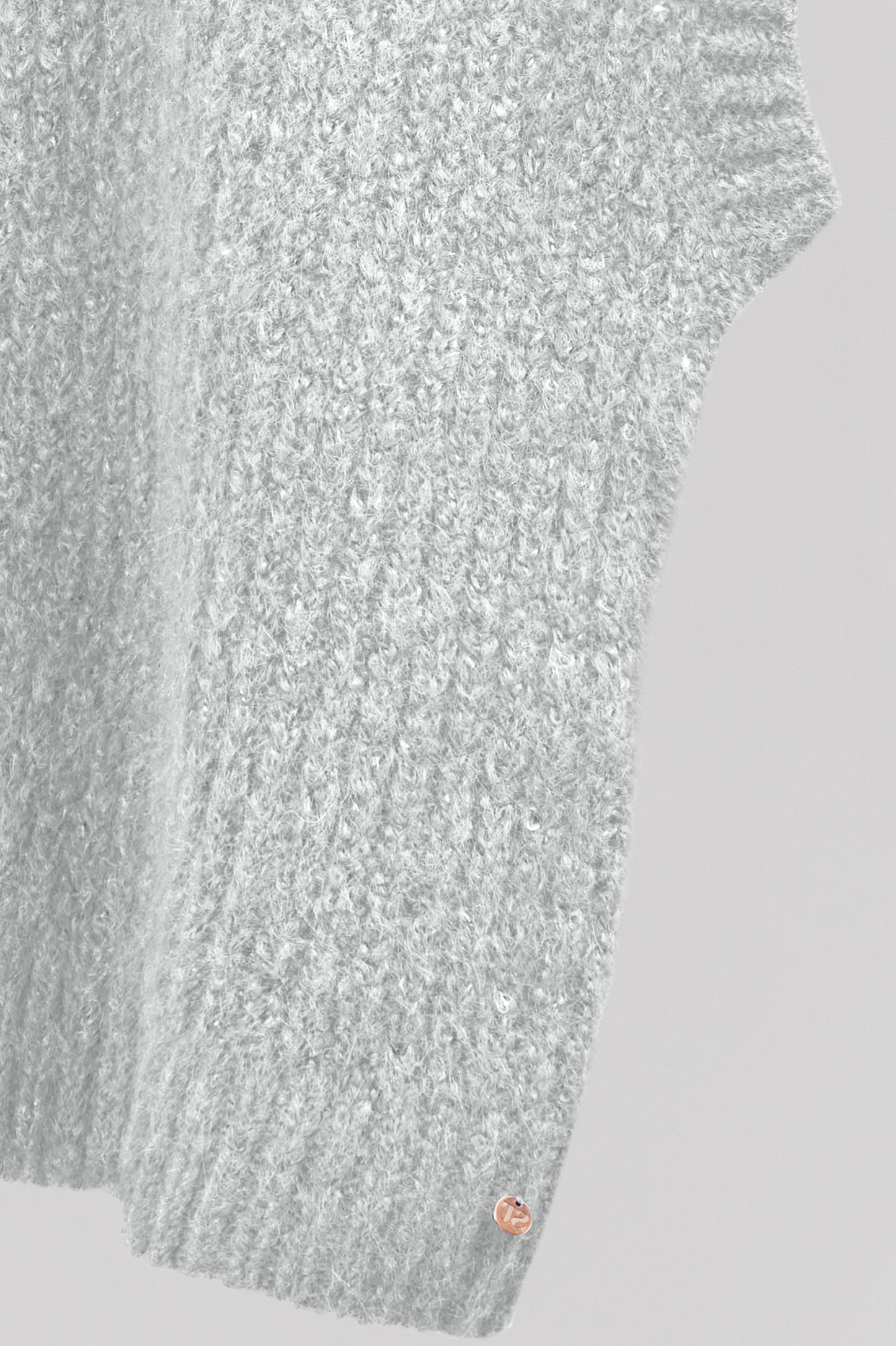 Pull sans manches P-MALIA GRIS CHINE