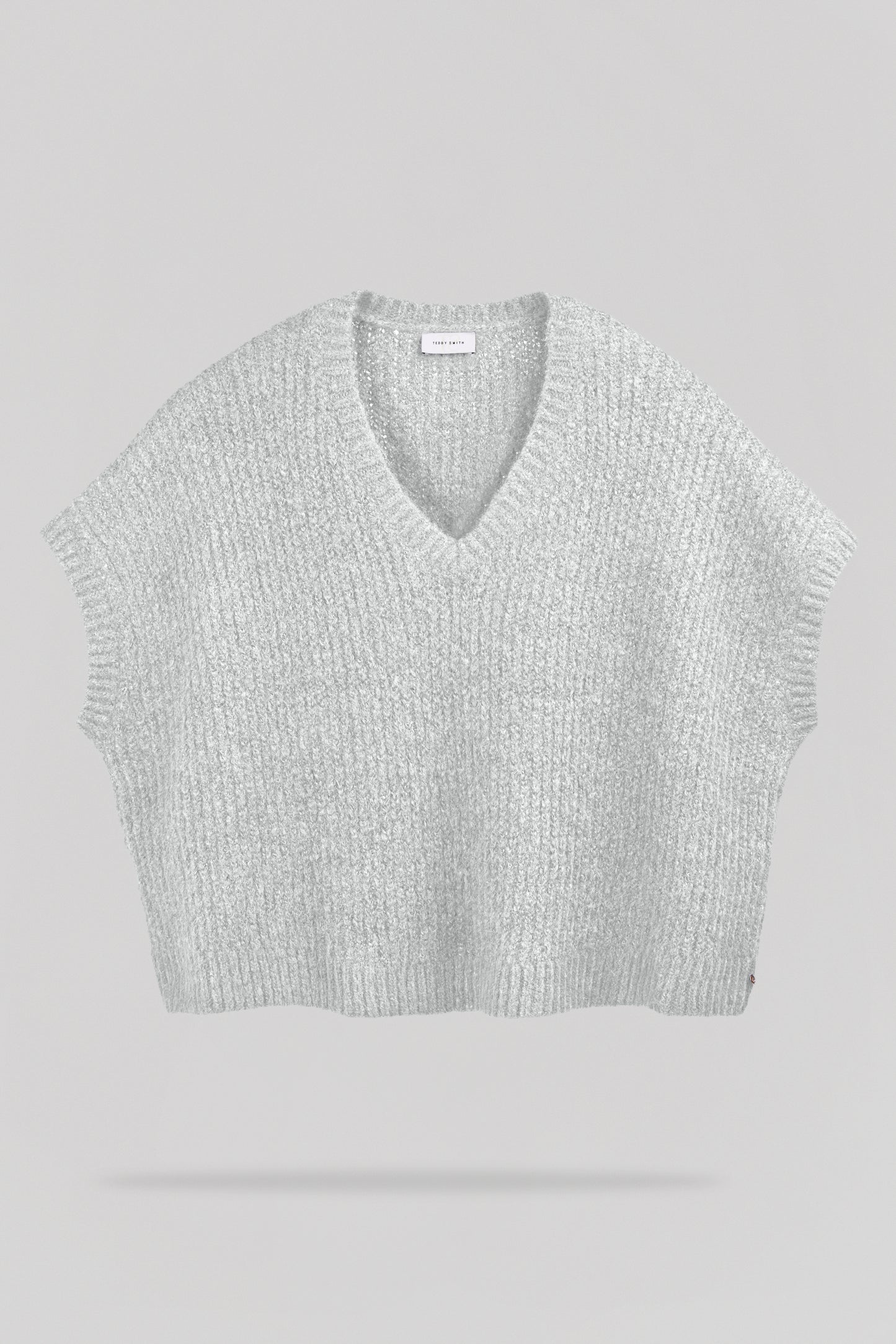 Pull sans manches P-MALIA GRIS CHINE