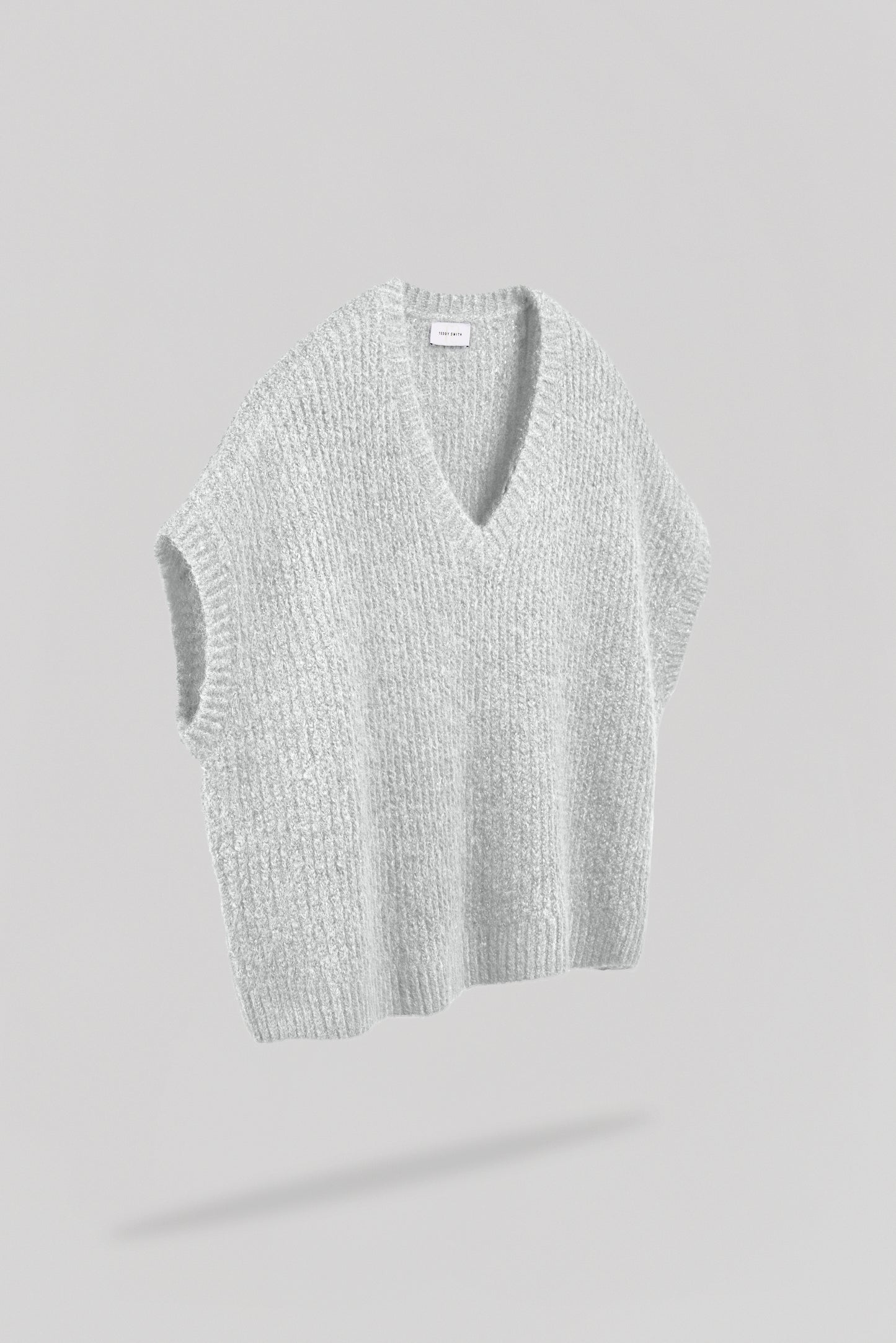 Pull sans manches P-MALIA GRIS CHINE