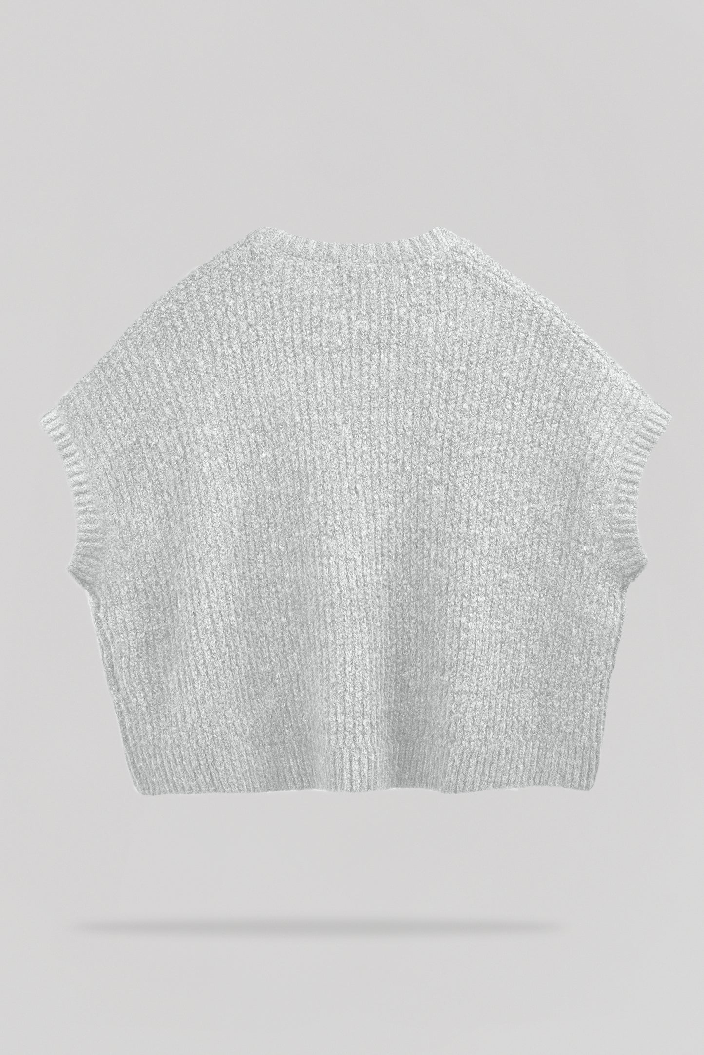 Pull sans manches P-MALIA GRIS CHINE
