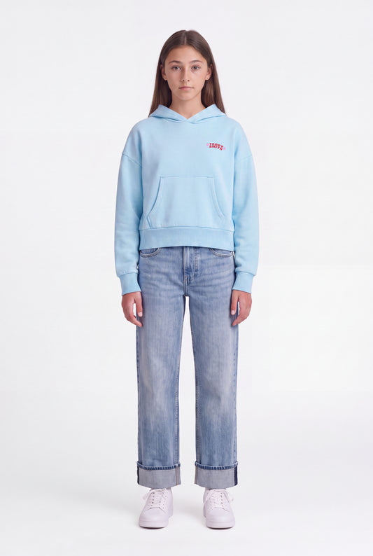 Achat Sweat S-BIRD HOODY JR BLEU CIEL