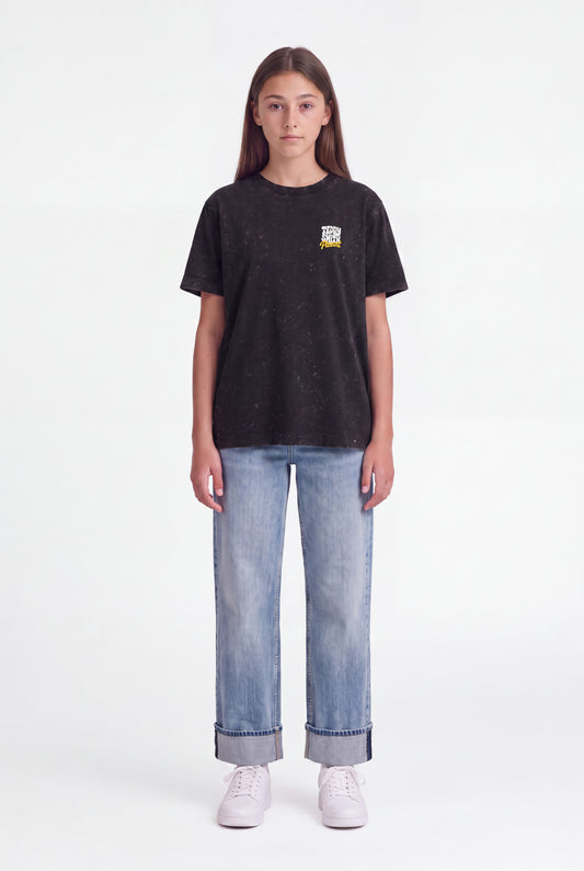 Achat T-shirt T-PIZZA MC JR NOIR