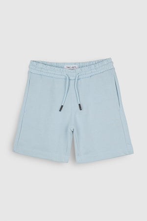 Bermuda confort en tissu molletonné S-NARKY SH JR BLEU CLAIR
