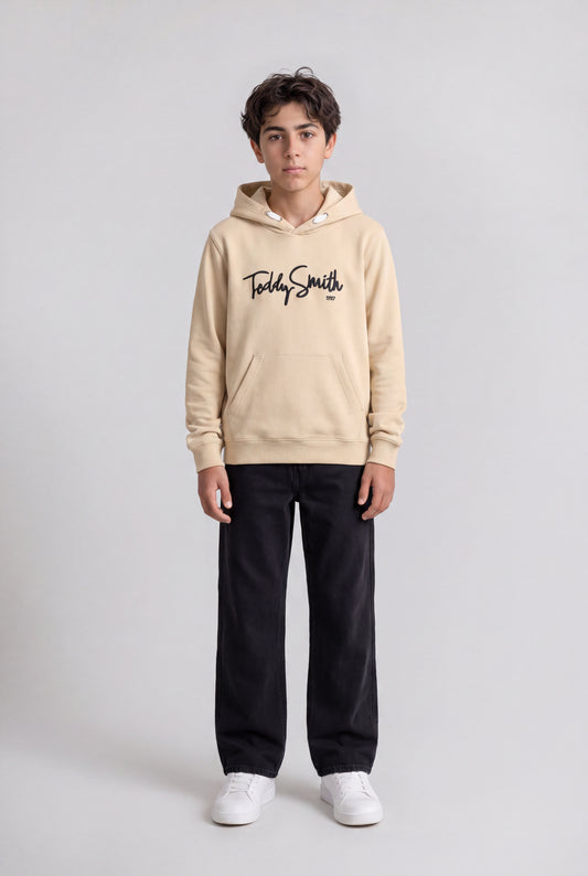 Achat Sweat à capuche S-EVRY HOODY JR BEIGE CLAIR