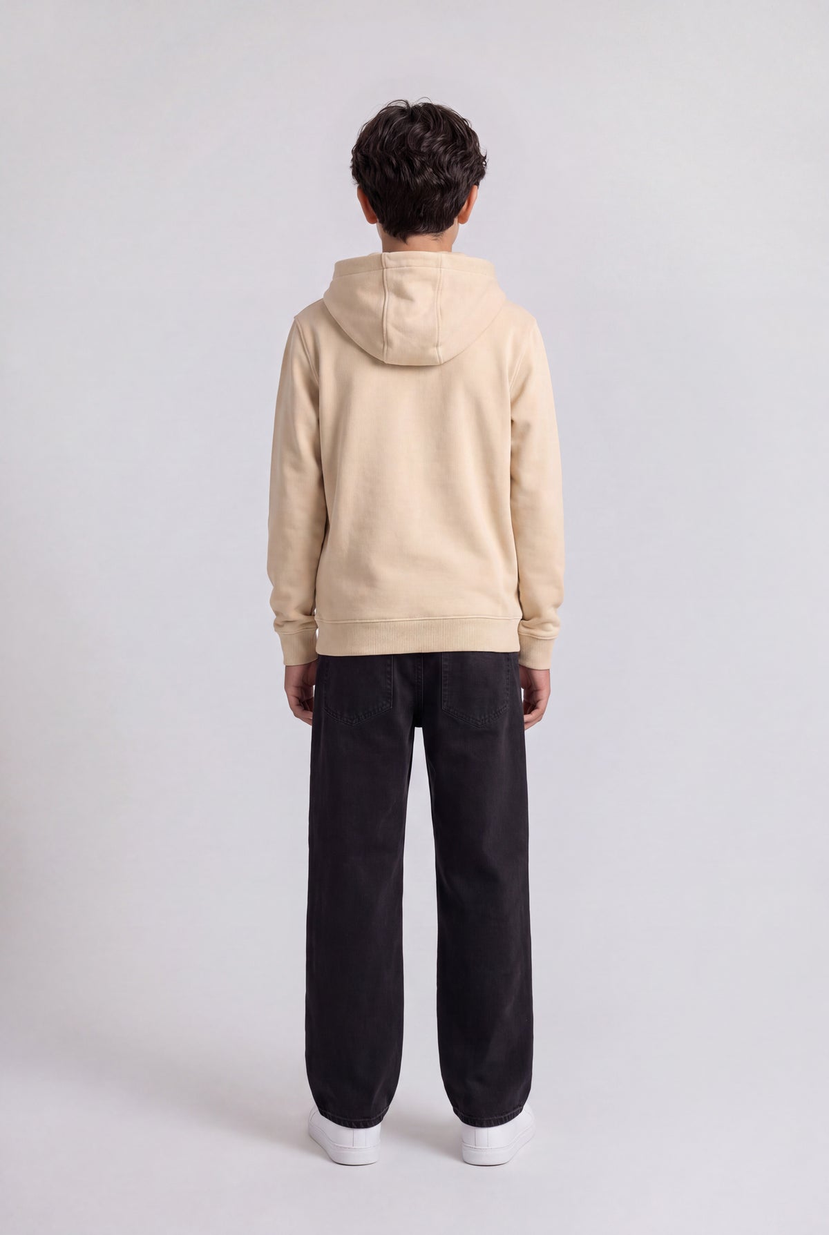 Sweat à capuche S-EVRY HOODY JR BEIGE CLAIR - Teddy Smith