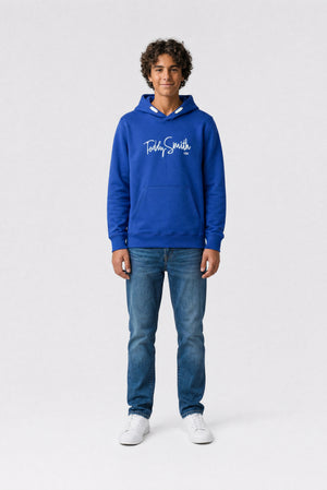 Sweat à capuche S-EVRY HOODY JR BLEU PEP’S - Teddy Smith