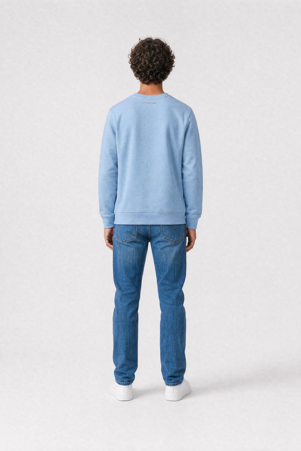 Sweat col rond S-NARK RC JR BLEU MINERAL - Teddy Smith