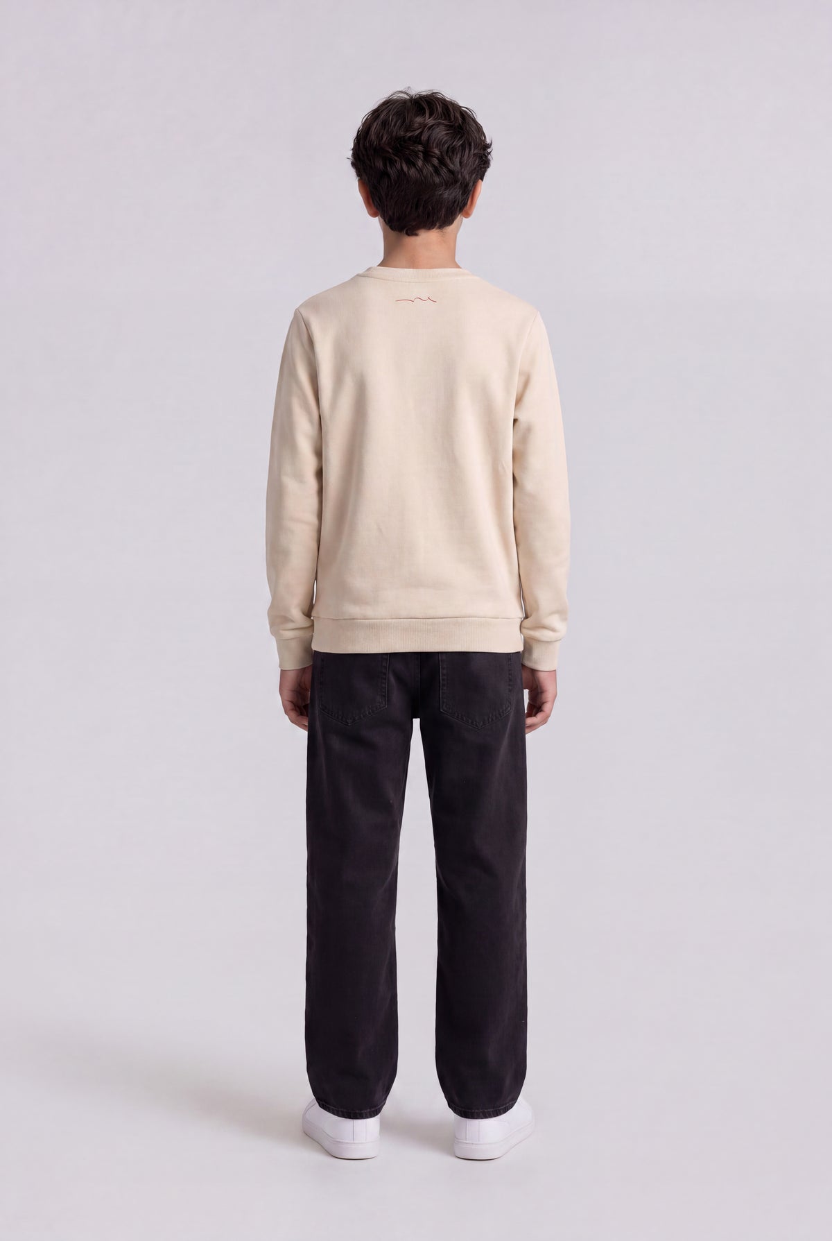 Sweat col rond S-COMPANY RC JR CREAM - Teddy Smith