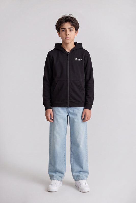Achat Gilet zippé à capuche GICLASS COMPANY JR NOIR