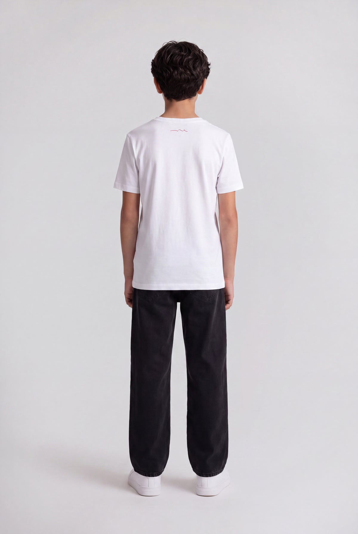 T-shirt col rond T-EVAN MC JR BLANC - Teddy Smith