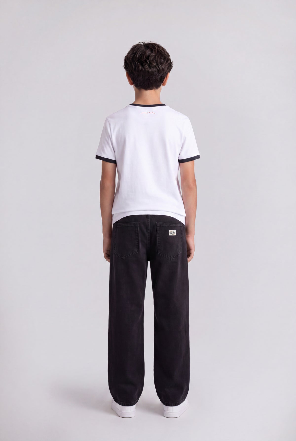 T-shirt col rond THE TEE 2 R MC JR BLANC - Teddy Smith