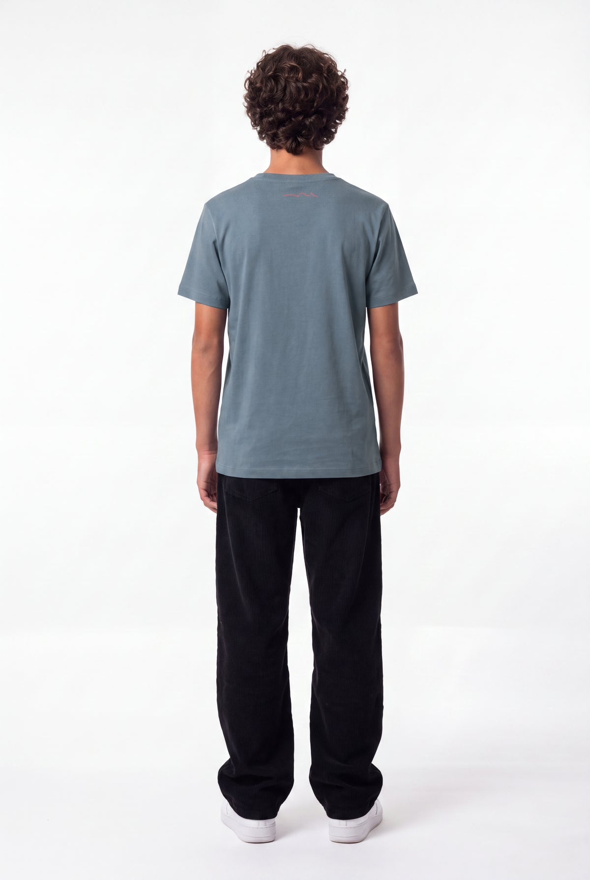 T-shirt ajusté T-COMPANY MC JR GRIS METEORE - Teddy Smith