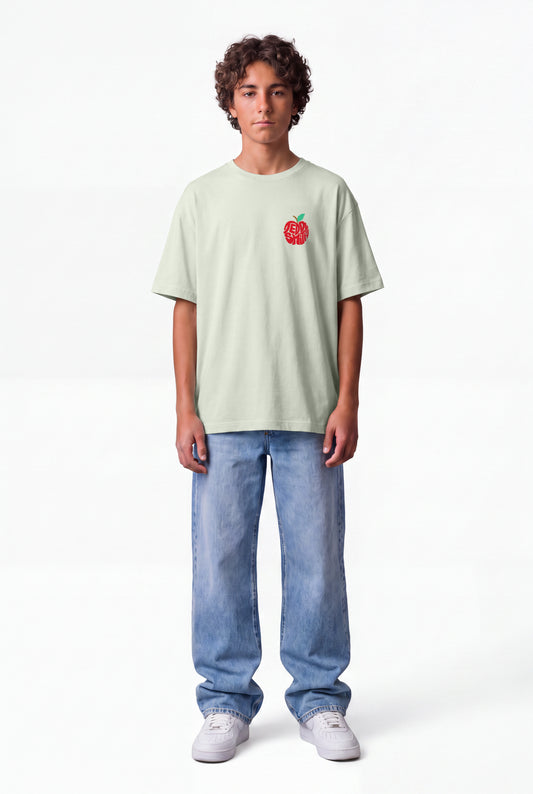 Achat T-shirt Relaxed Fit T-POM MC JR VERT NACRE