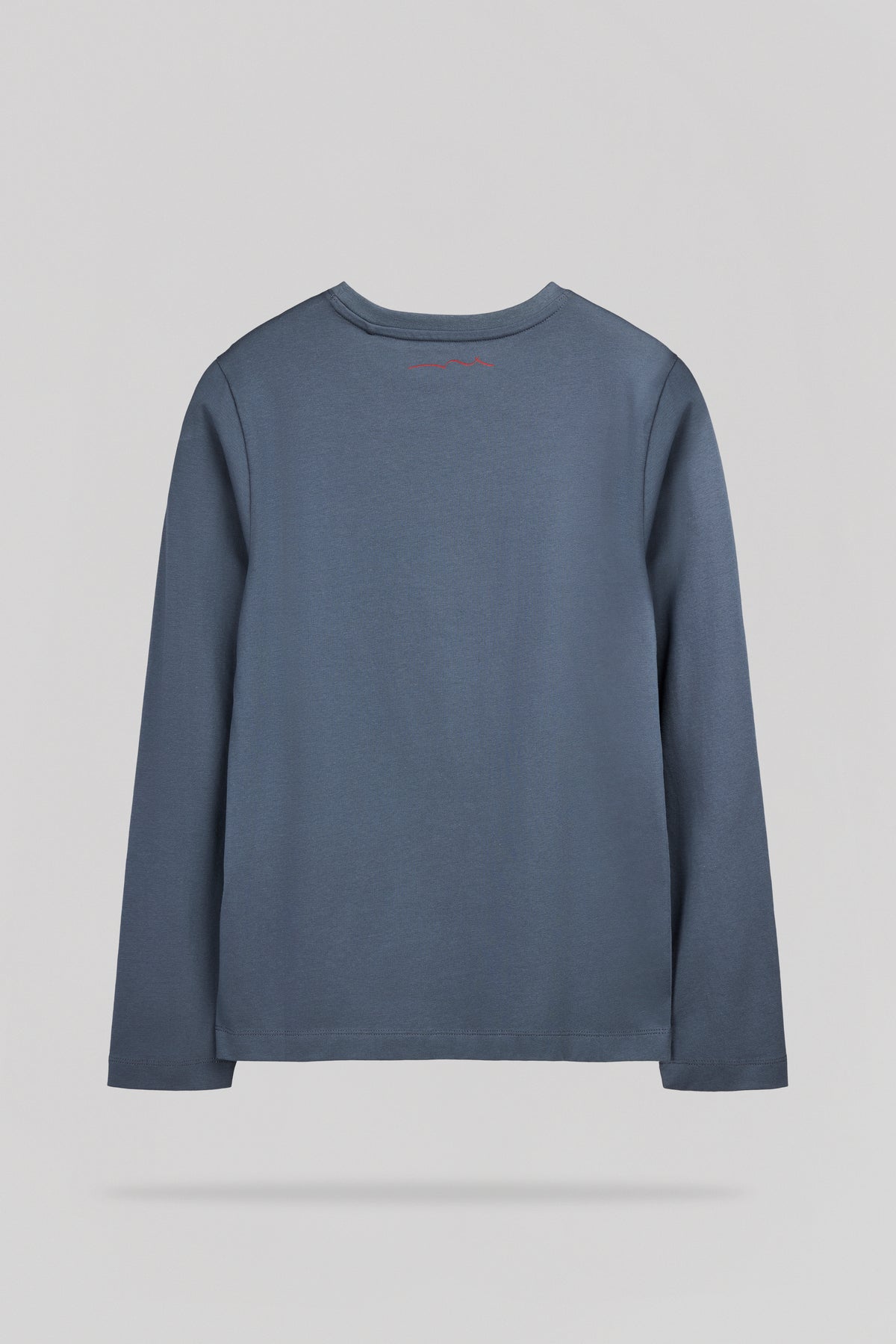 T-shirt col rond T-COMPANY ML JR GRIS METEORE