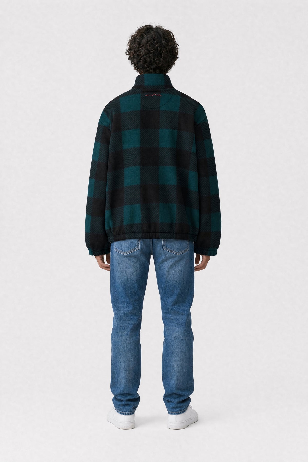 Blouson polaire B-CHARLES JR VERT PIN - Teddy Smith