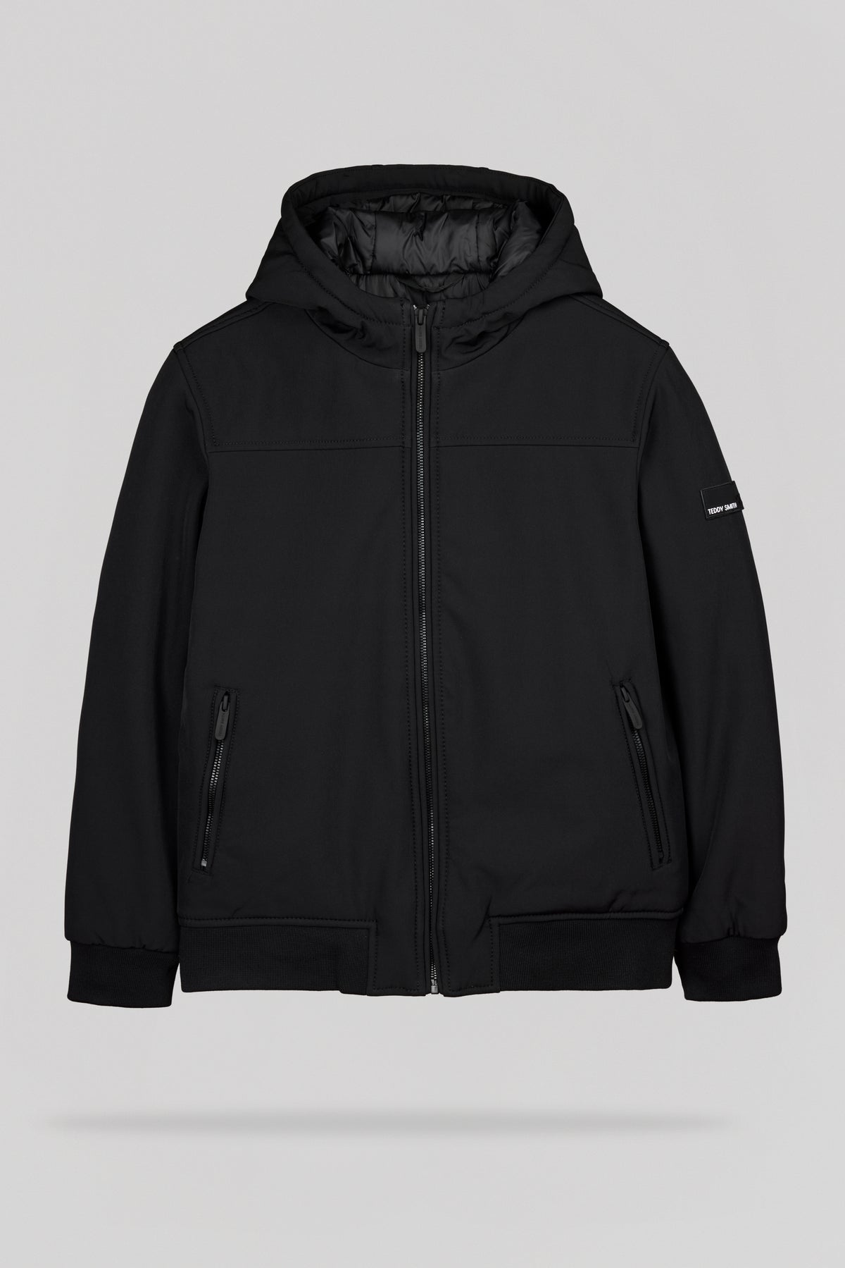 Blouson déperlant à capuche B-SAMY JR NOIR