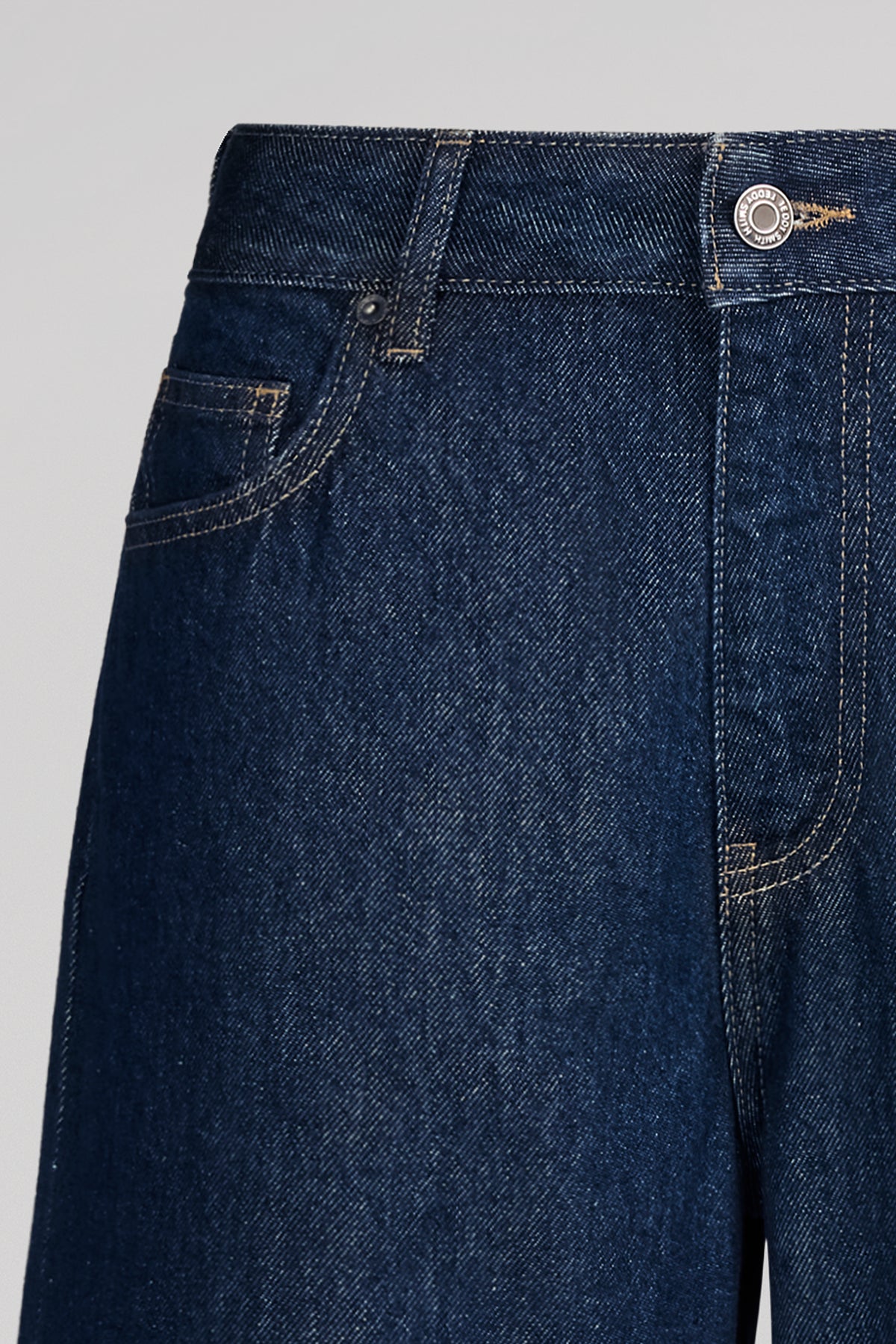 Jean droit taille basse TOMBOY DARK BLUE