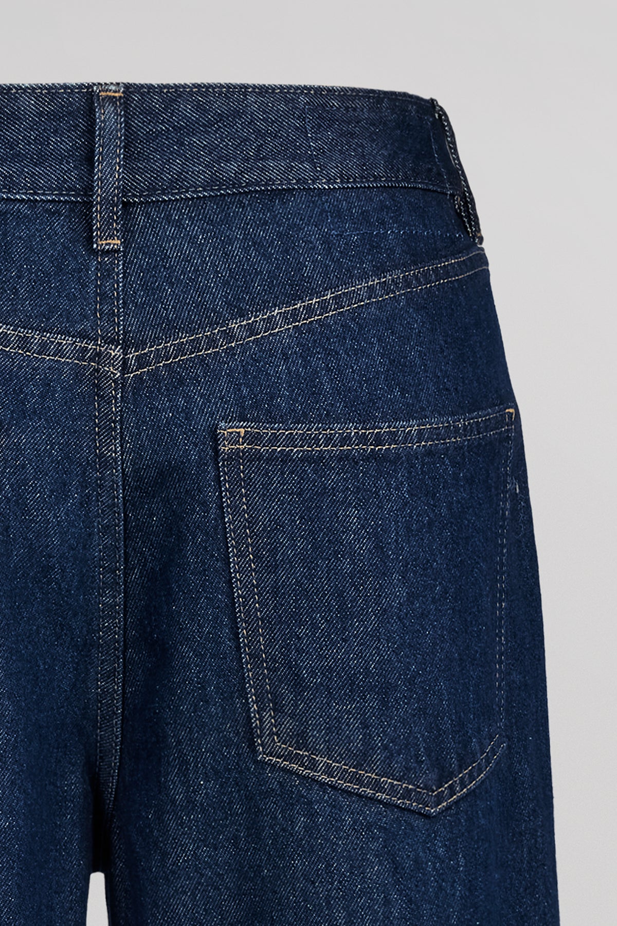 Jean droit taille basse TOMBOY DARK BLUE