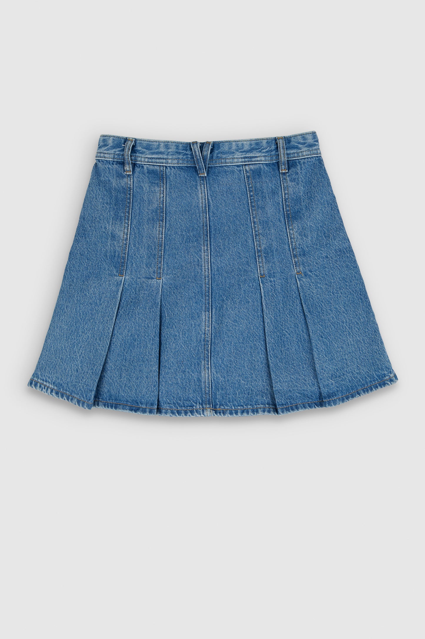 Jupe courte J-ANNE FRIPP/INDIGO CLAIR