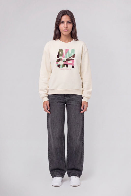 Achat Sweat oversize S-VAYA RC MIDDLE WHITE