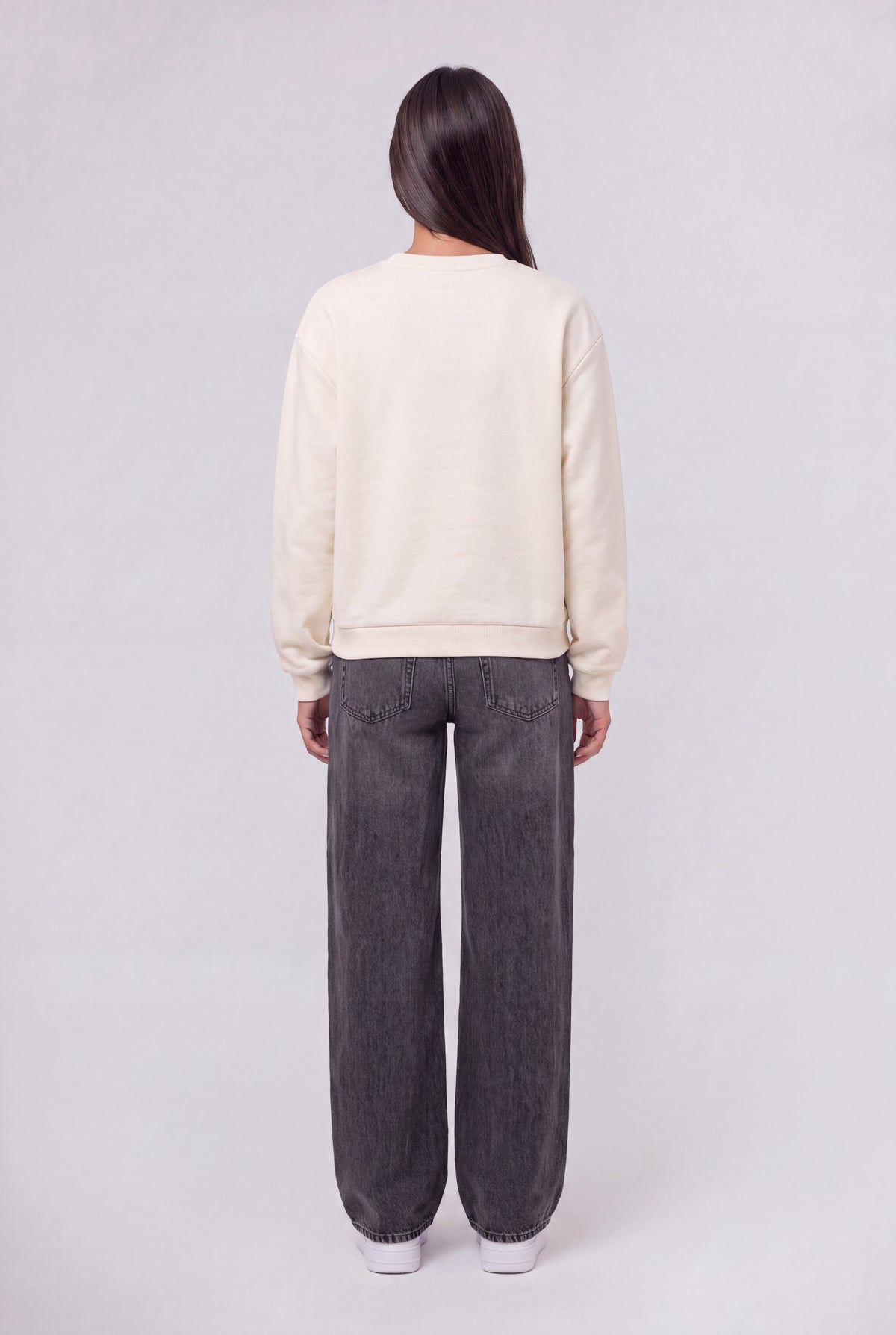 Sweat oversize S-VAYA RC MIDDLE WHITE