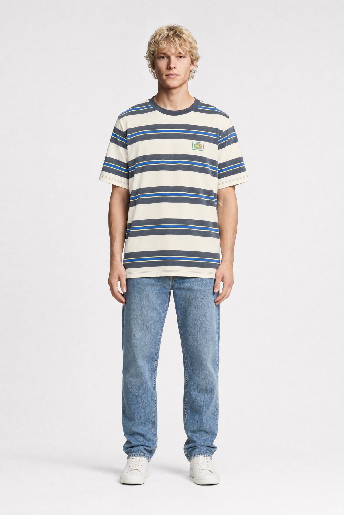 T-shirt Regular Fit T-ARTUSO MC GRIS METEORE