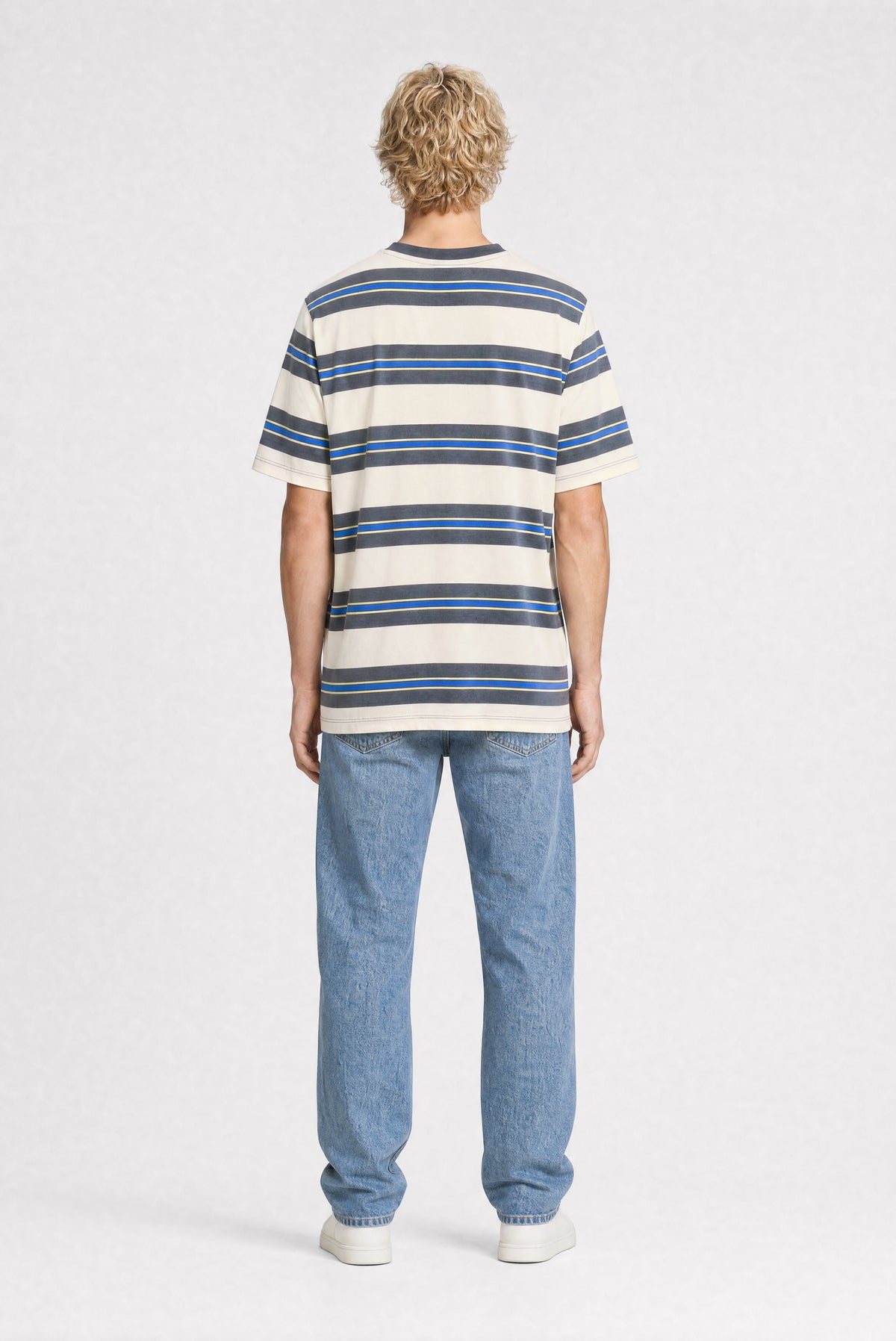T-shirt Regular Fit T-ARTUSO MC GRIS METEORE