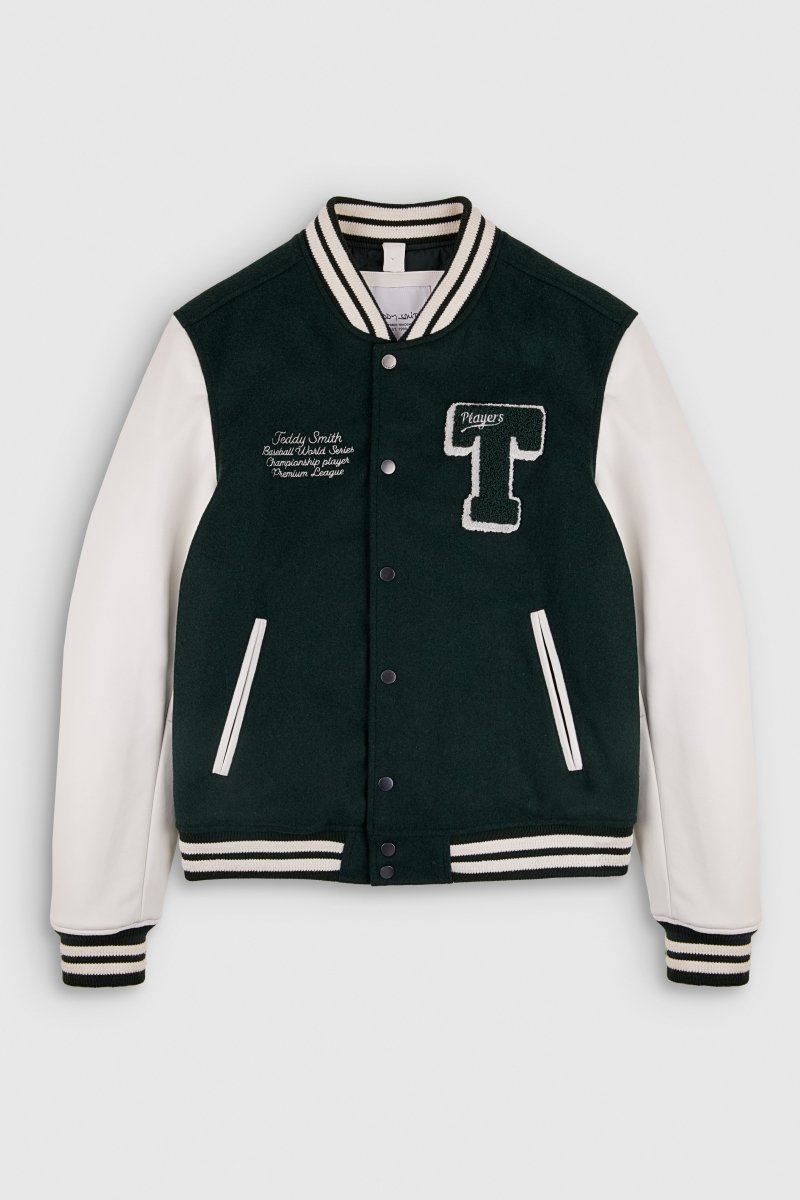 Blouson B - ROMEO VERT SCARABE - S - Teddy Smith