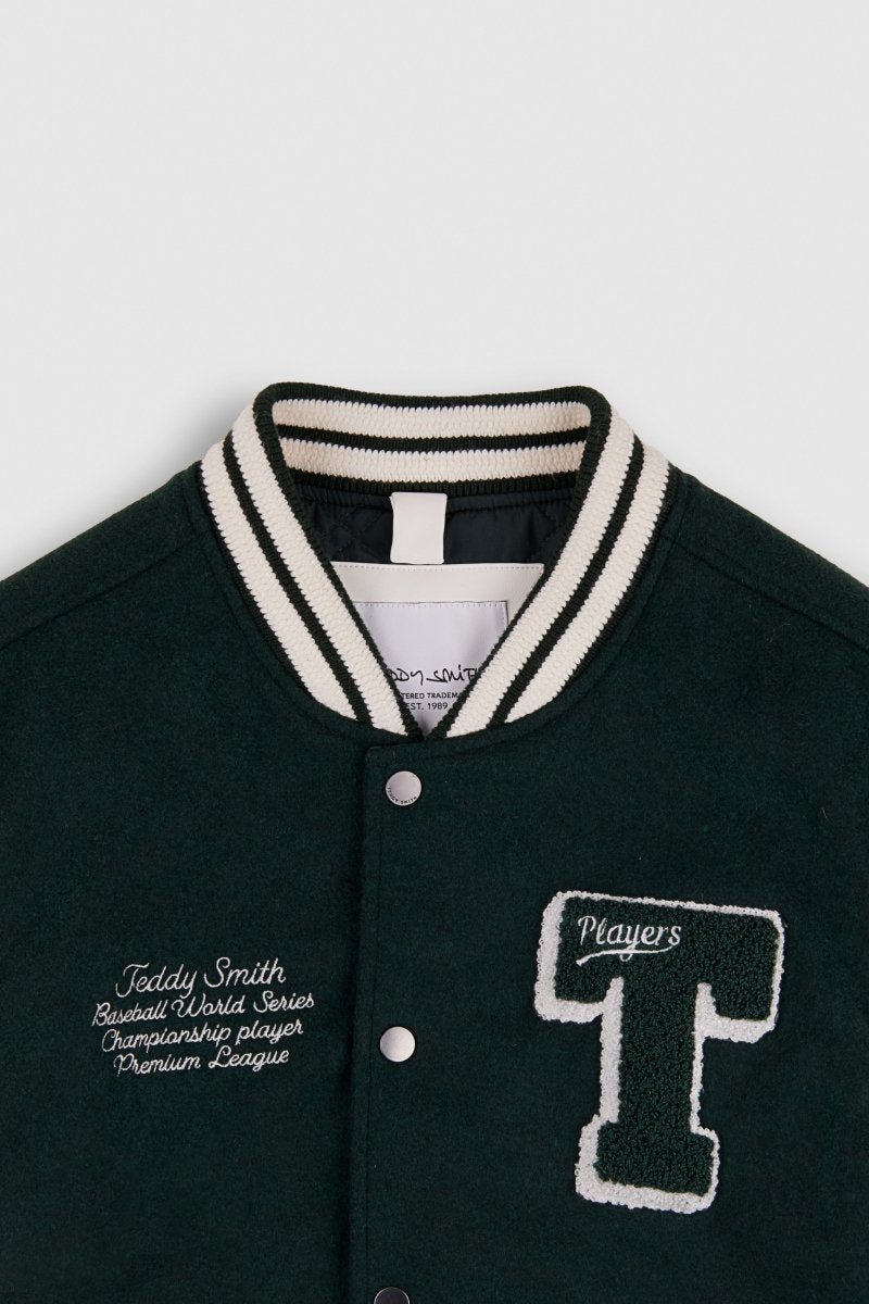 Blouson B - ROMEO VERT SCARABE - S - Teddy Smith