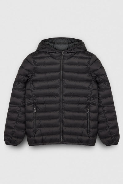 Veste Doublée Add Down Junior - Taille 14Y/S - Gris Charbon - Conçue En Italie