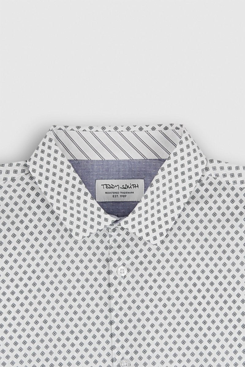 Chemise C - BARCLAY ML BLANC - S - Teddy Smith