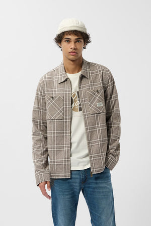 Chemise C - STUART ML BEIGE - S - Teddy Smith