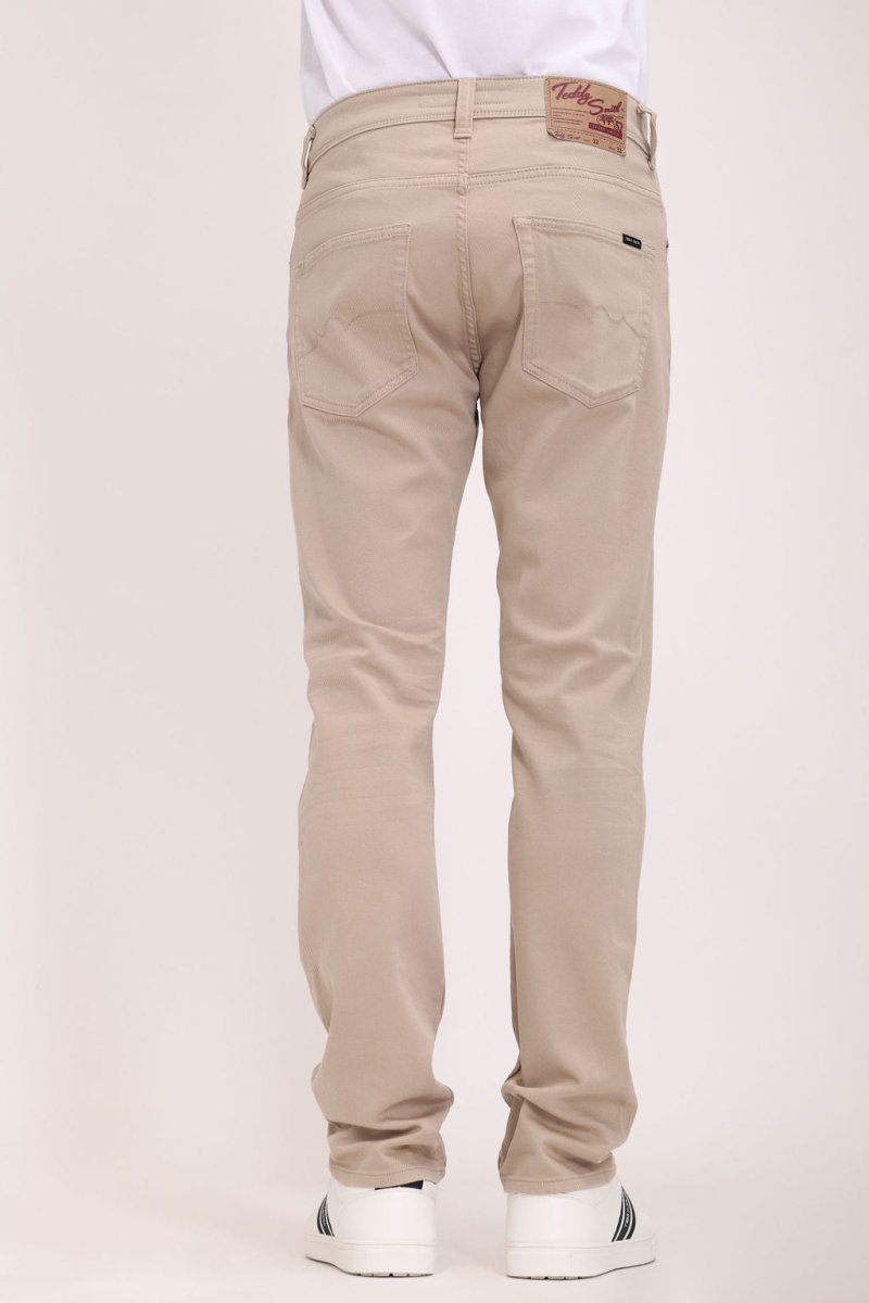 Jean coupe droite REG longueur 32 BEIGE - 28 - Teddy Smith