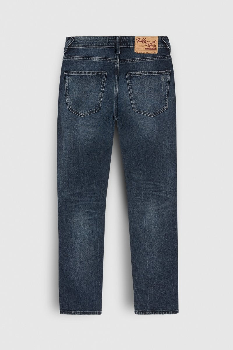 Jean coupe droite REG longueur 32 BLUE BLACK - 28 - Teddy Smith