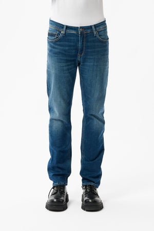 Jean coupe regular slim REEPLE ROCK SWE longueur 32 INDIGO NEW - 27 - Teddy Smith