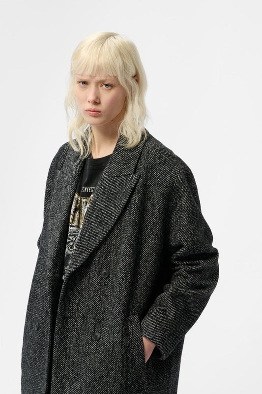 Achat Manteau M - NORA MELANGE BLACK - XS - Teddy Smith