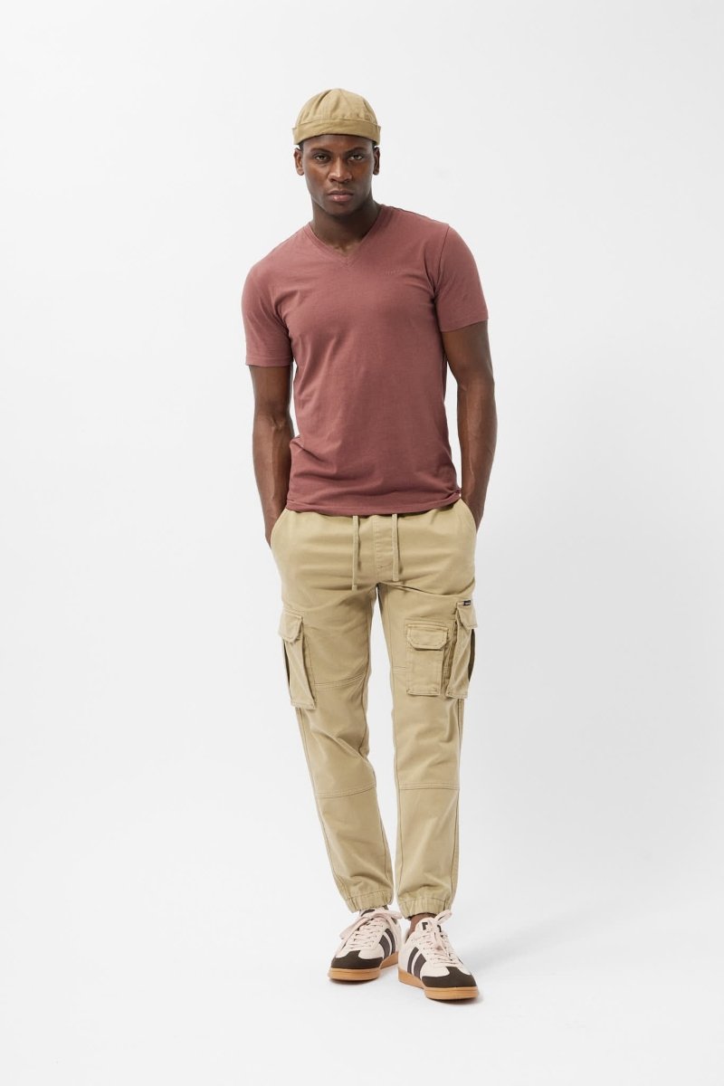Pantalon P - DAVIS CARGO WORKER BEIGE - XS - Teddy Smith