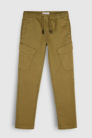 Pantalon P - PIKY CARGO JR TROPICAL OLIVE - 8 - Teddy Smith