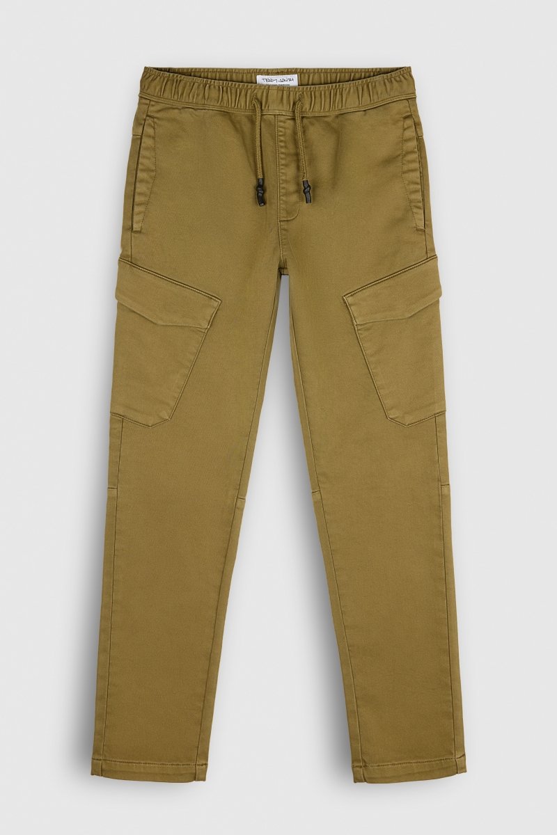 Pantalon P - PIKY CARGO JR TROPICAL OLIVE - 8 - Teddy Smith