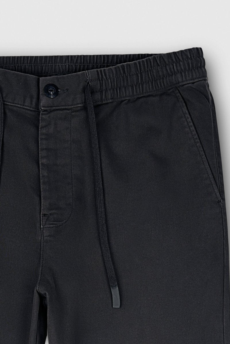 Pantalon taille élastiquée PYWAN 2 SWEAT DYED DARK NAVY - XS/26 - Teddy Smith