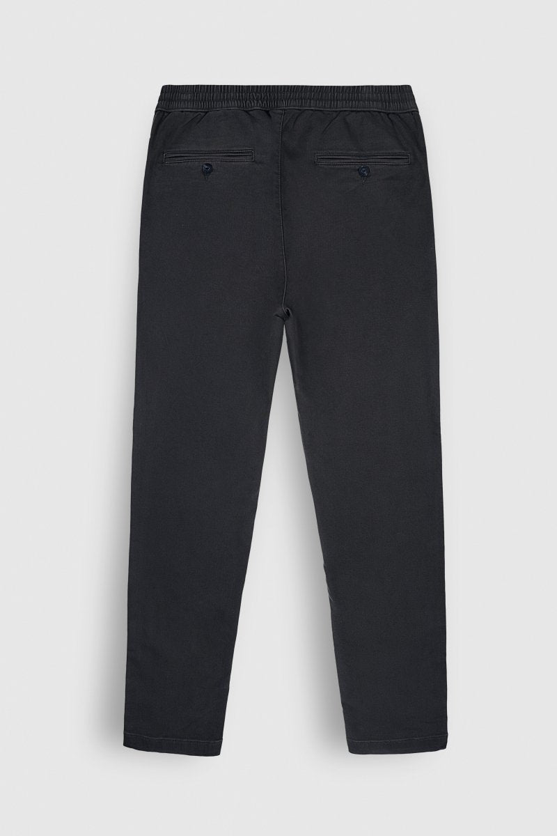 Pantalon taille élastiquée PYWAN 2 SWEAT DYED DARK NAVY - XS/26 - Teddy Smith