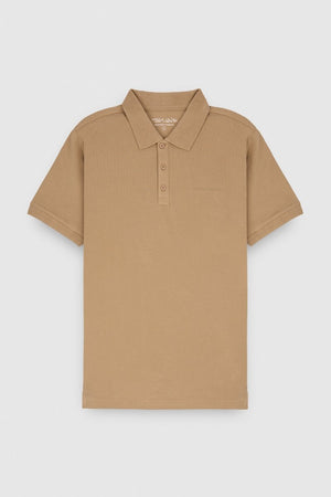 Polo P - ALBAN MC MOKA BEIGE - S - Teddy Smith