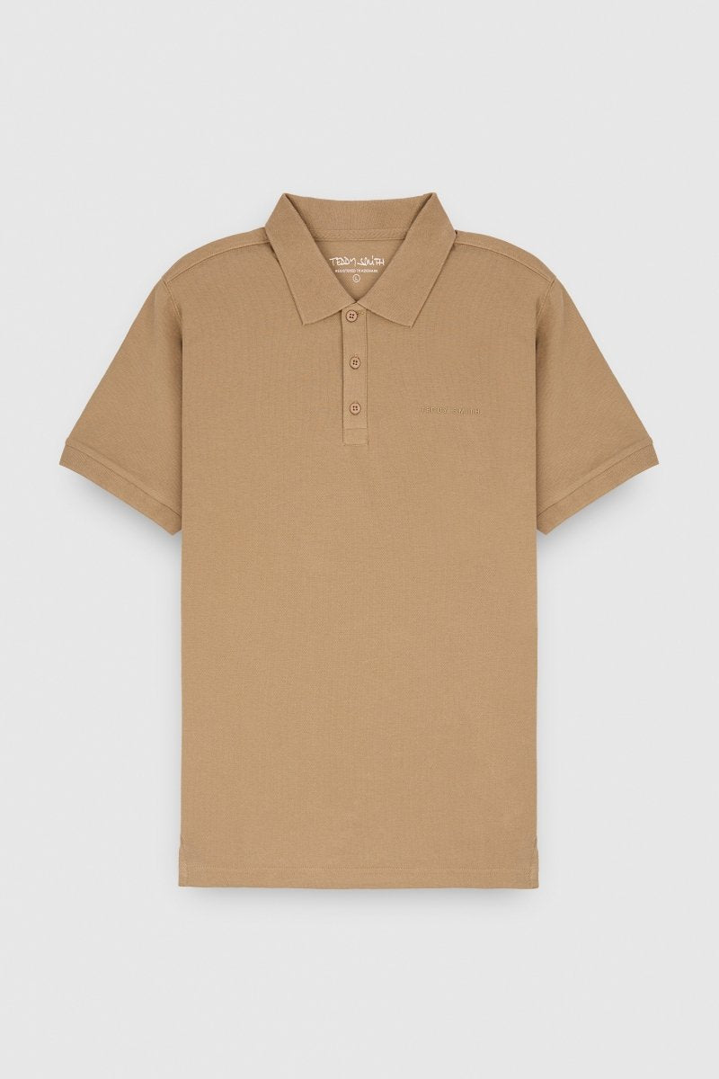Polo P - ALBAN MC MOKA BEIGE - S - Teddy Smith