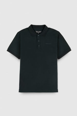 Polo P - ALBAN MC VERT SCARABE - S - Teddy Smith