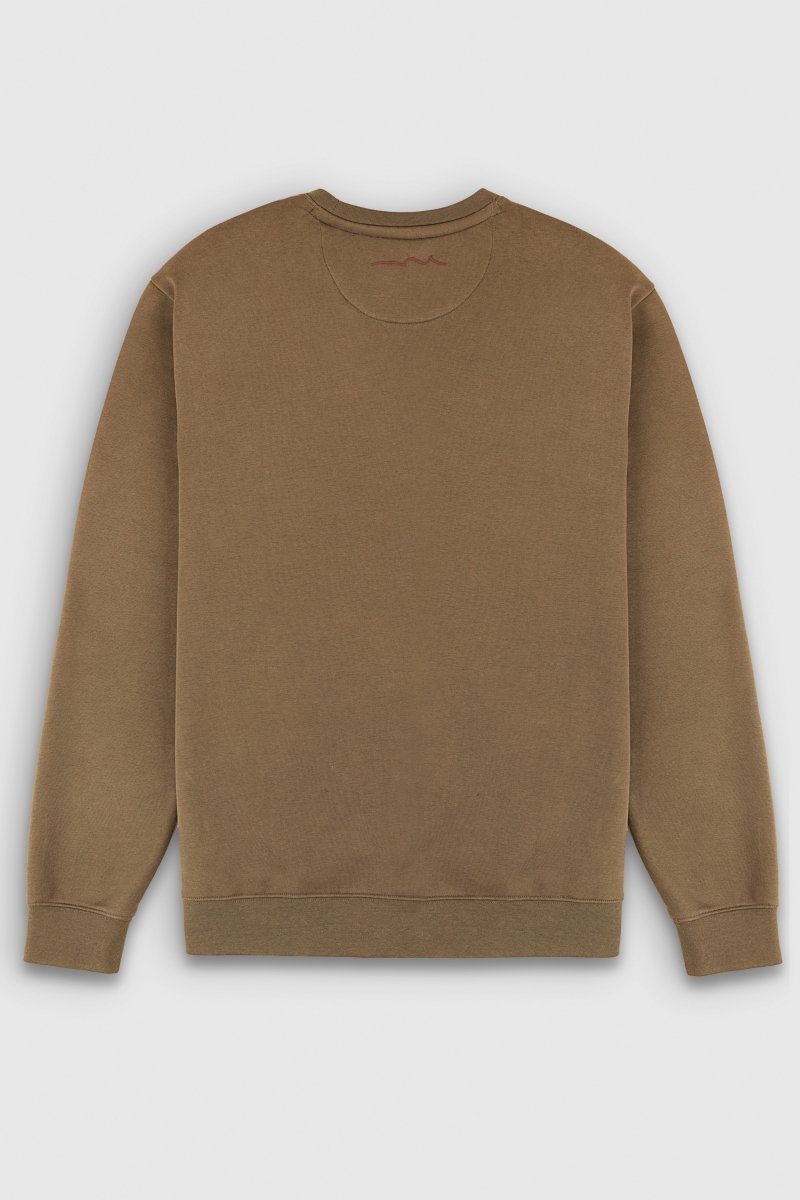 Sweat col rond S - NARK RC MOKA BEIGE - S - Teddy Smith