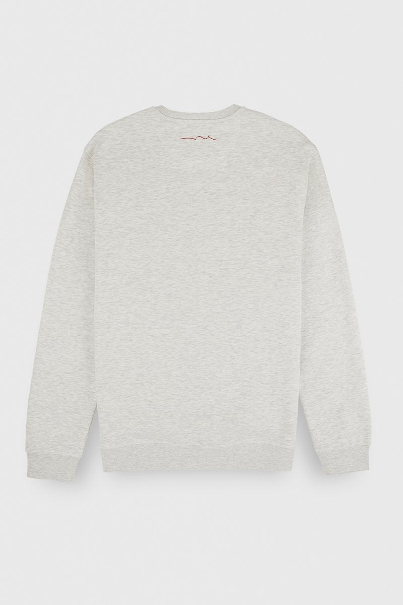 Sweat S - BOSTON RC BLANC IVOIRE CHINE - S - Teddy Smith