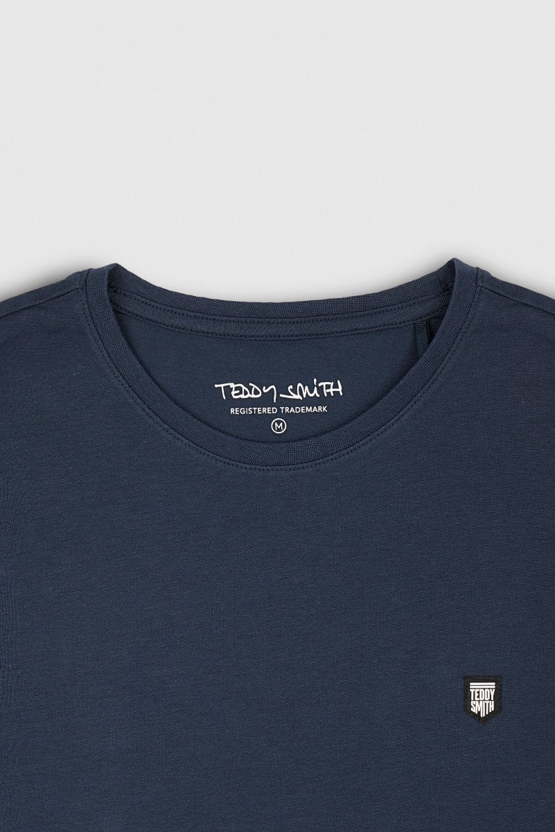 T-shirt col rond manches courtes T - TAHO MC TOTAL NAVY - S - Teddy Smith